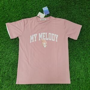 My-Melody Sanrio Shirt Womens Large 21x26 Pastel Pink Japan Exclusive